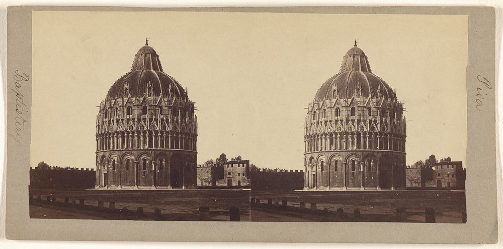 The Baptistery, Pisa, Italy by Enrico Van Lint