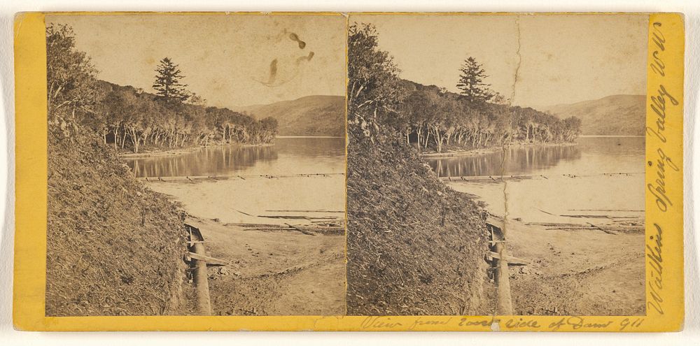 View from east side of Dam by Carleton Watkins