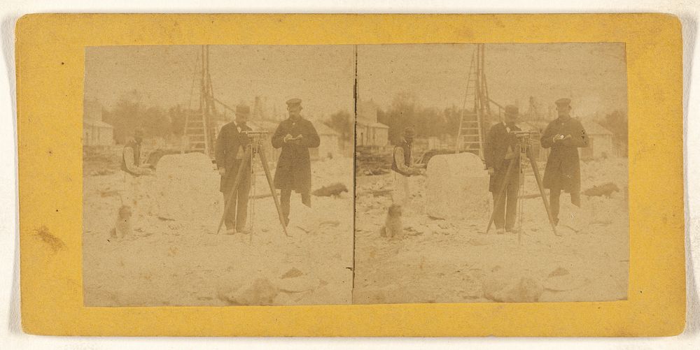 Men surveying