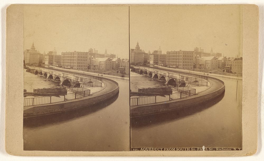 Aqueduct From South St. Paul St., Rochester, N.Y.