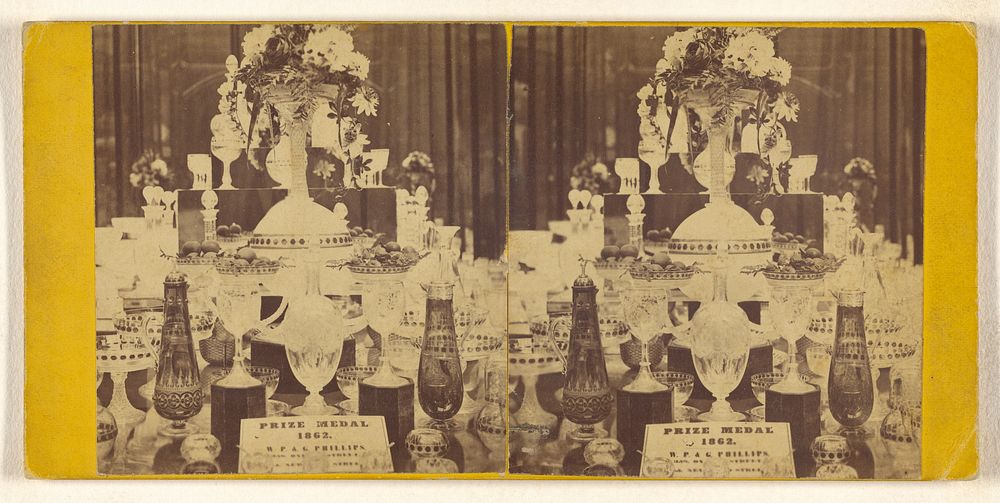 Glassware, Exhibition, 1862
