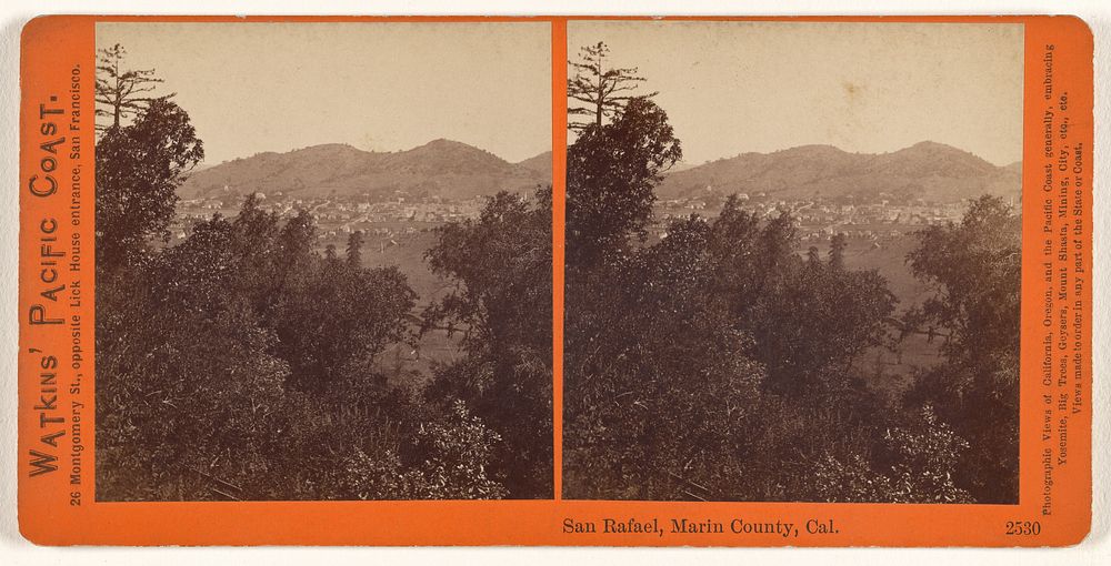 San Rafael, Marin County, Cal. by Carleton Watkins