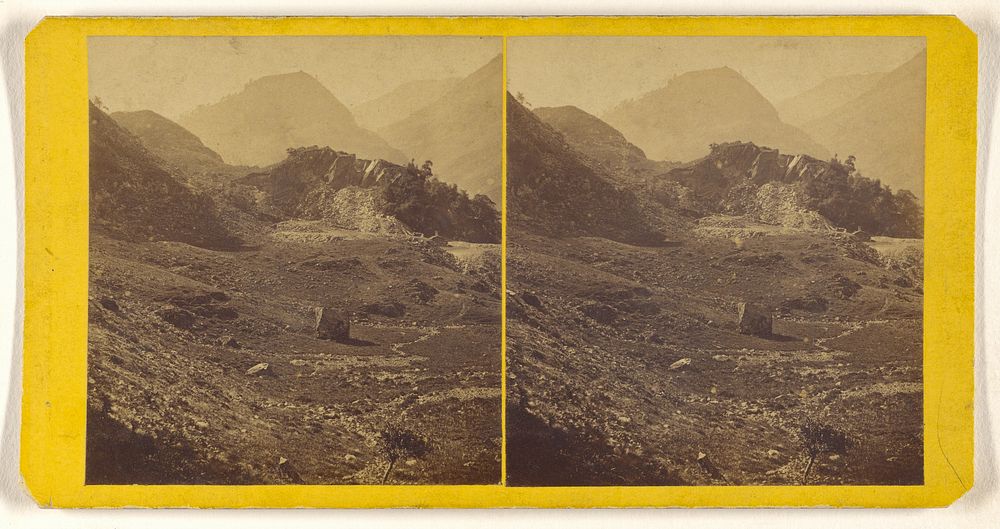 Borrowdale, looking towards the Castle Crag. by George Washington Wilson
