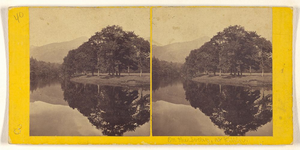 On the Lochy, at Killin. by George Washington Wilson