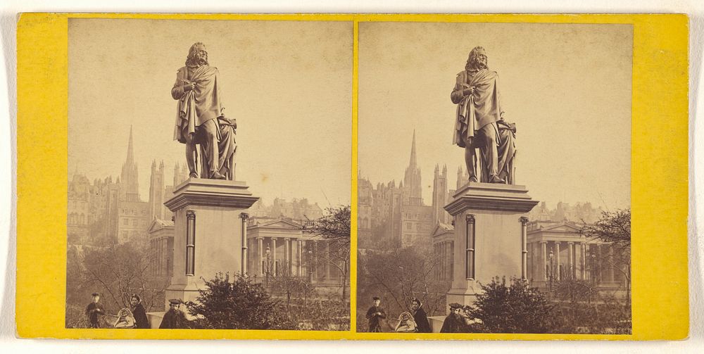 Wilson's Statue, Edinburgh. by George Washington Wilson