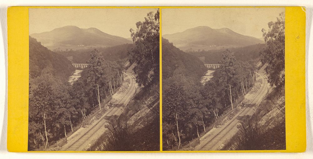 Pass of Killiecrankie, from the Railway Cutting. by George Washington Wilson