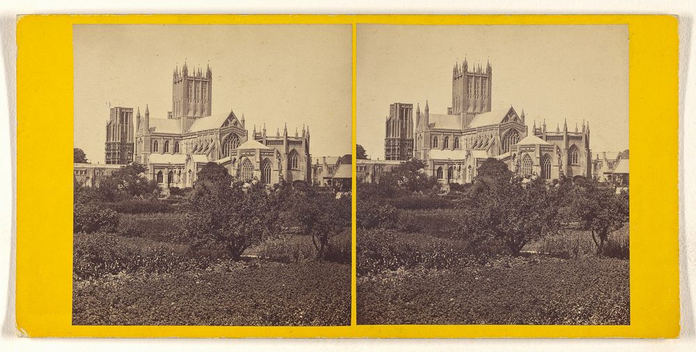 Wells Cathedral - from the South East. by George Washington Wilson