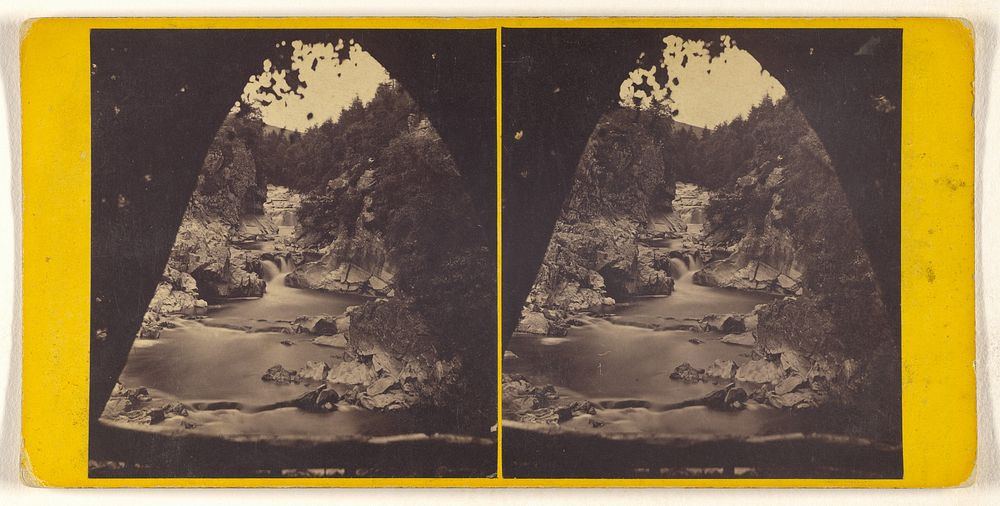 The Falls of the Garry, at Struan, Blair Athole. by George Washington Wilson
