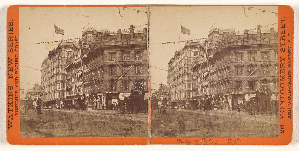 Market Street, San Francisco, July 4, 1876 by Carleton Watkins