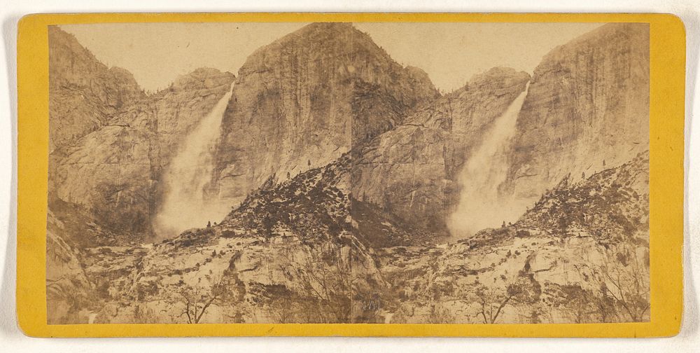 The Yosemite Falls by Edward and Henry T Anthony and Co