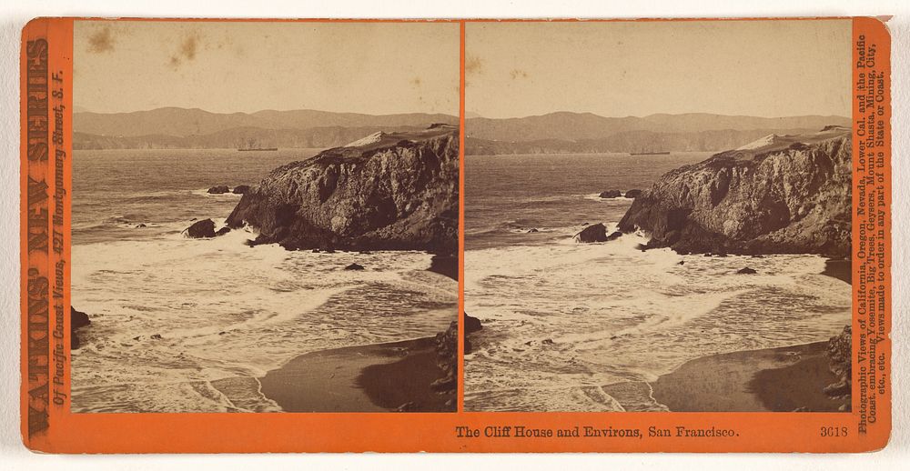 The Cliff House and Environs, San Francisco. by Carleton Watkins