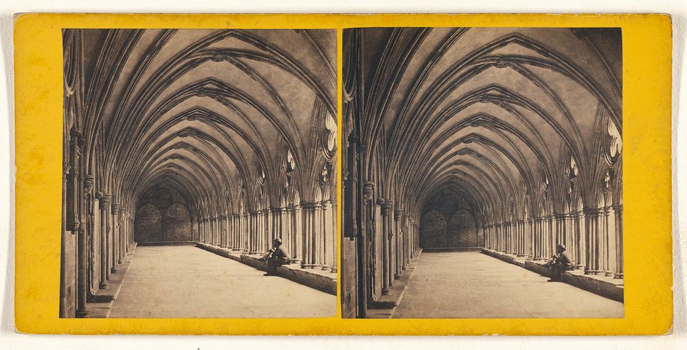 Salisbury Cathedral - The Cloisters. by George Washington Wilson