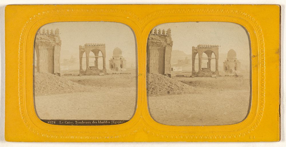 Le Caire. Tombeaux des Khalifes (Egypte). by E Lamy
