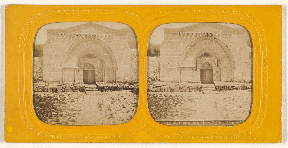 Jerusalem. Tombeau de la Vierge. Vallee du Josaphat. by E Lamy