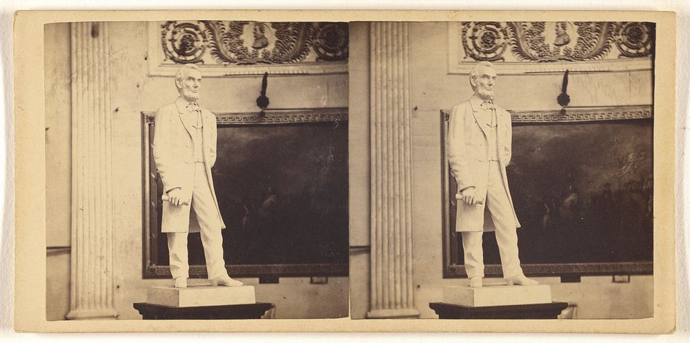 Statue of Lincoln. U.S. Capitol. by George D Wakely