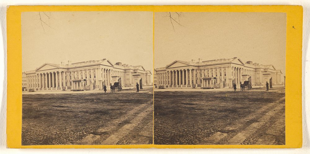 U.S. Treasury. North Front. by George D Wakely