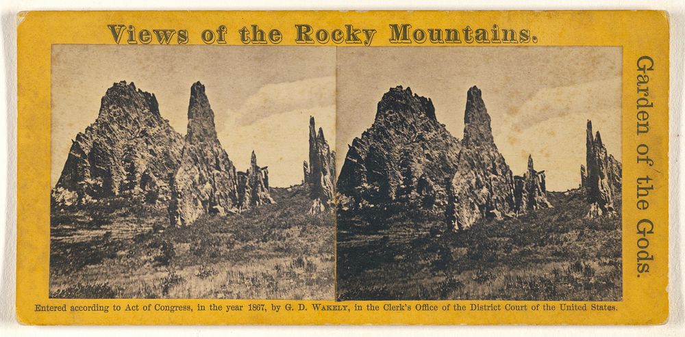 Garden of the Gods. by George D Wakely