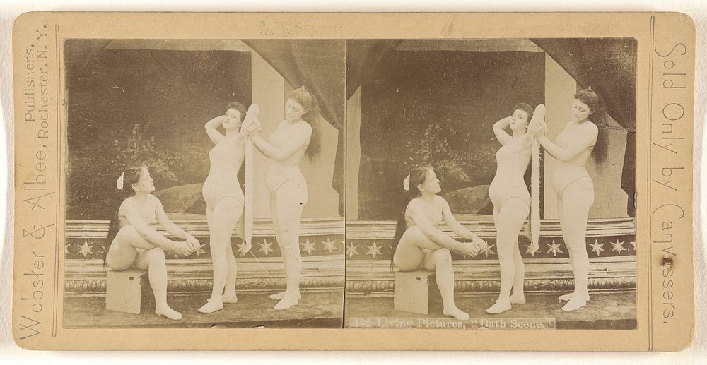 Living Pictures, "Bath Scene." by Webster and Albee