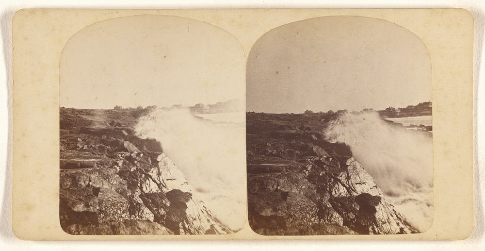 Spouting Cave, Newport, Rhode Island by J A Williams