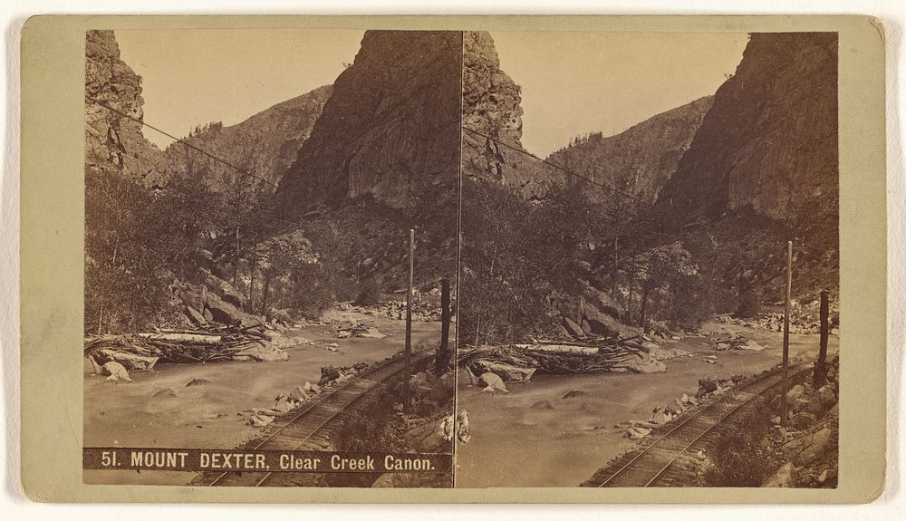 Mount Dexter, Clear Creek Canon. by Charles Weitfle