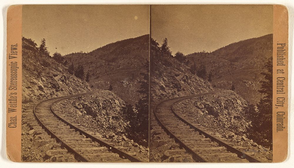 View on the Colorado Central R.R. from Black Hawk to Central City, Colorado by Charles Weitfle