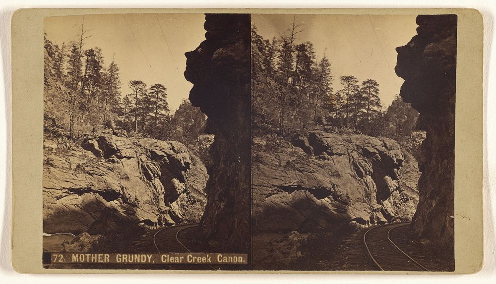 Mother Grundy, Clear Creek Canon. by Charles Weitfle