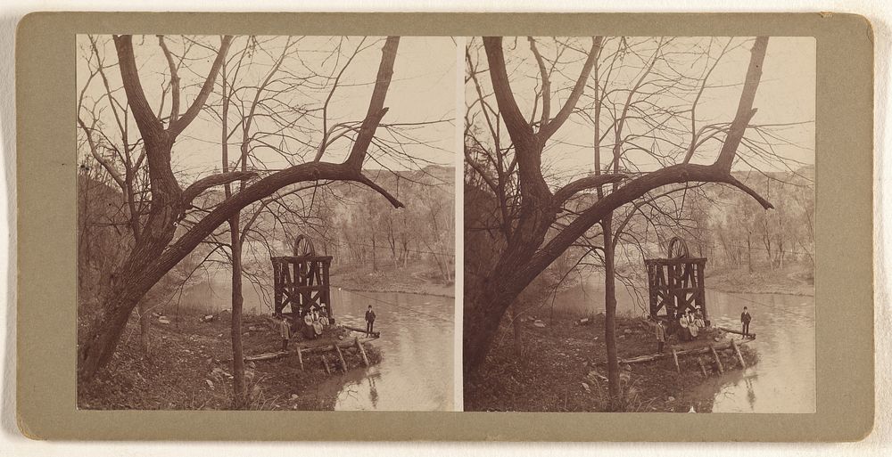 View along the Kenwood Creek. Albany, N.Y. by Julius M Wendt