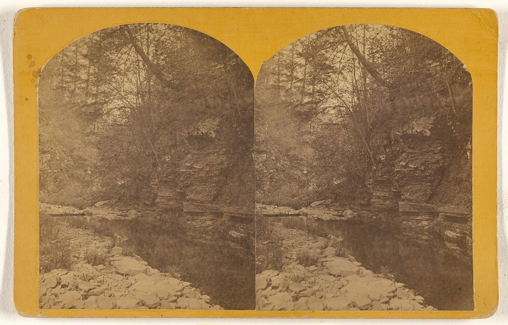 River view of an area near Otego, New York by S S Wheeler