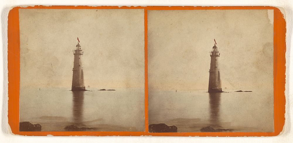 Minot's Ledge Lighthouse. by J H Williams