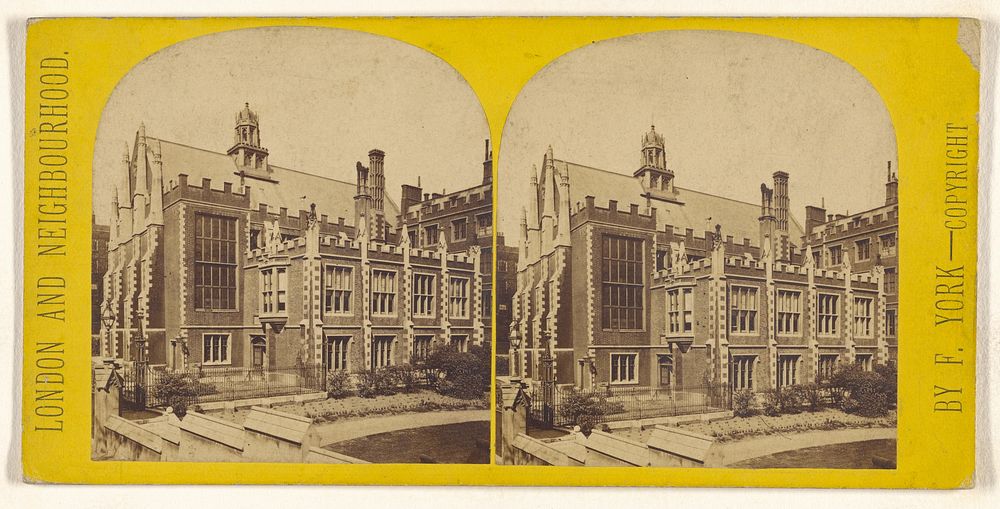 Middle Temple Hall. by Frederick York