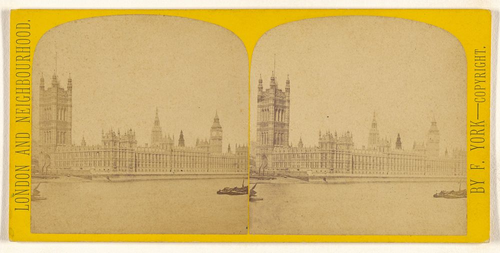 Houses of Parliament, From Lambeth. by Frederick York