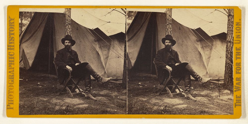 Dana, Assistant Secretary of War; taken at Gen. Grant's Head Quarters, Va. by Mathew B Brady