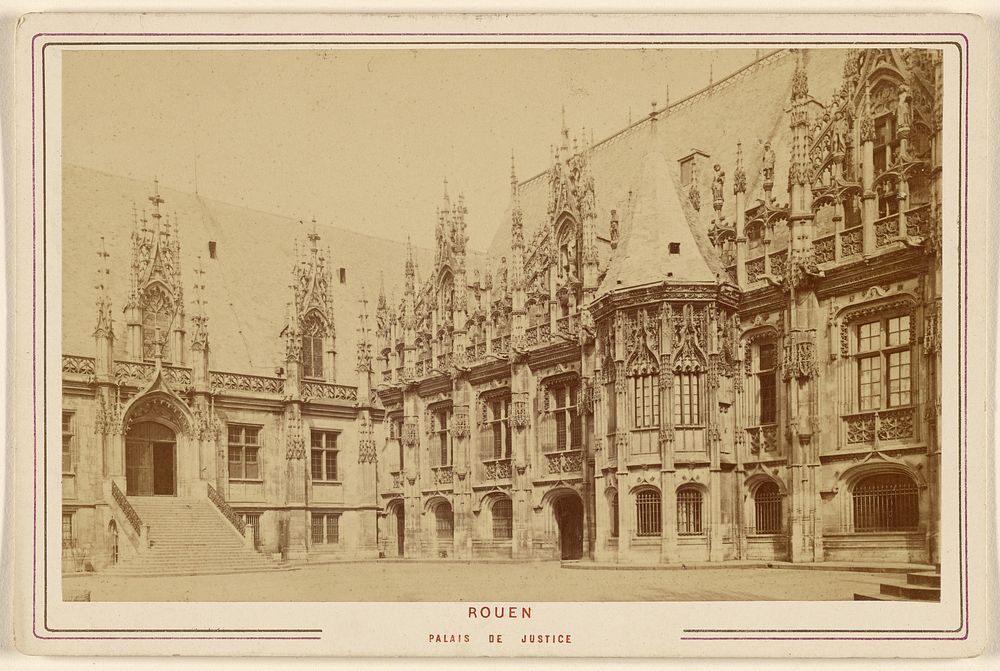 Rouen. Palais de Justice. by Le Comte