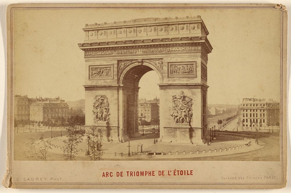 Arc De Triomphe De L'Etoile by Ernest Ladrey