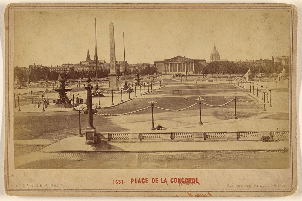 Place De La Concorde by Ernest Ladrey