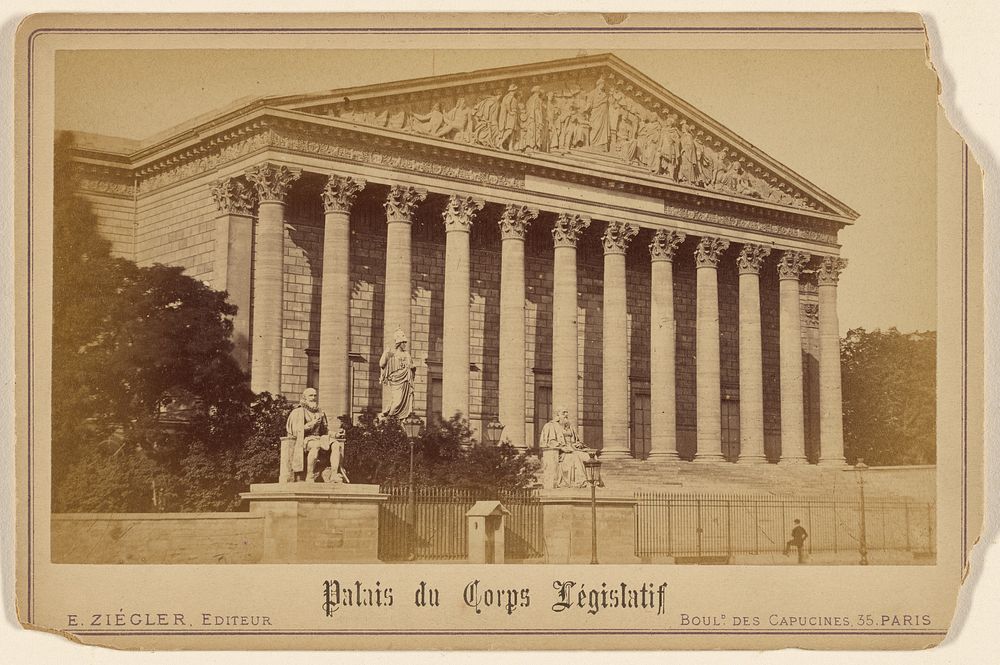 Palais du Corps Legislatif by E Ziégler