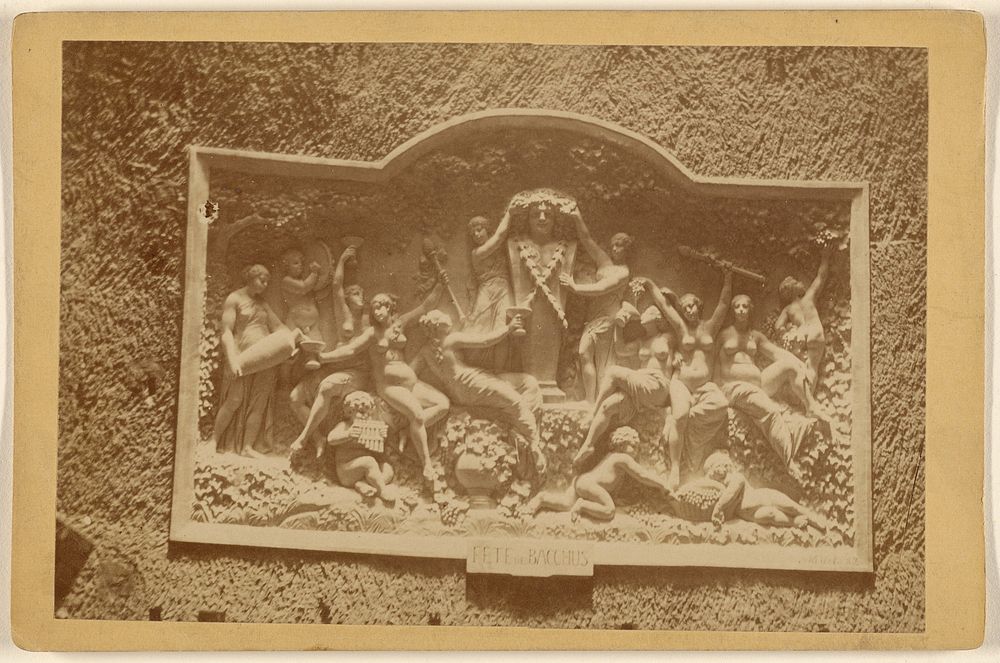 "Fete de Bacchus" a frieze by Navlet