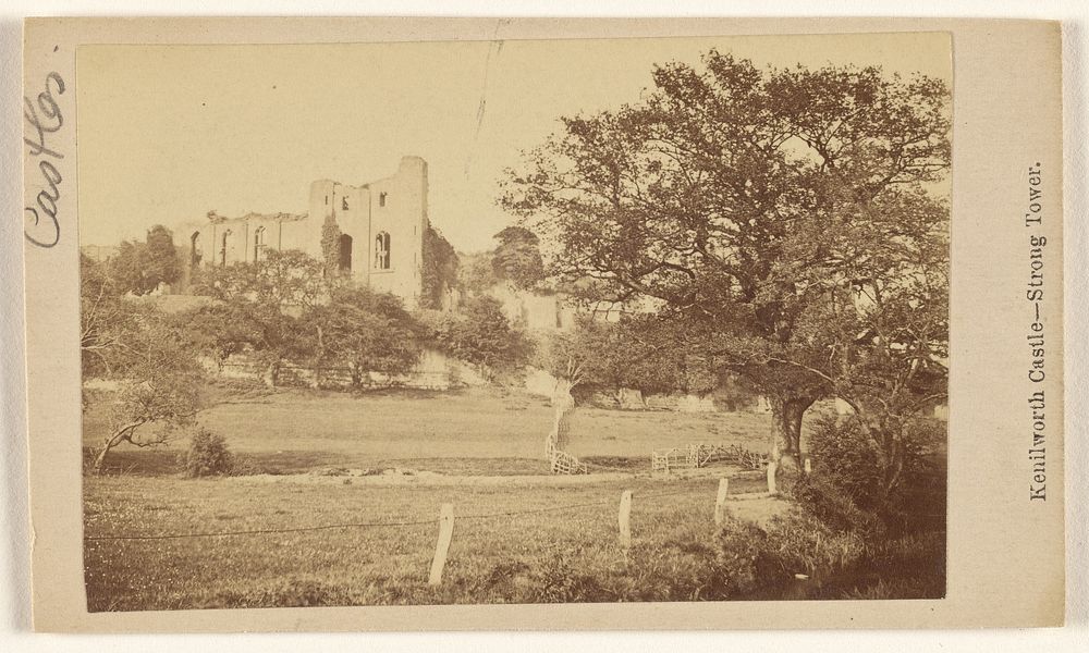 Kenilworth Castle - Strong Tower. by C H Adams
