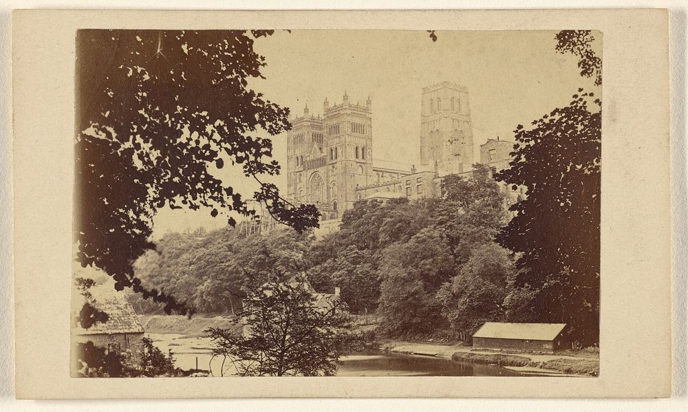 Durham Cathedral from the river. by Thomas Heaviside