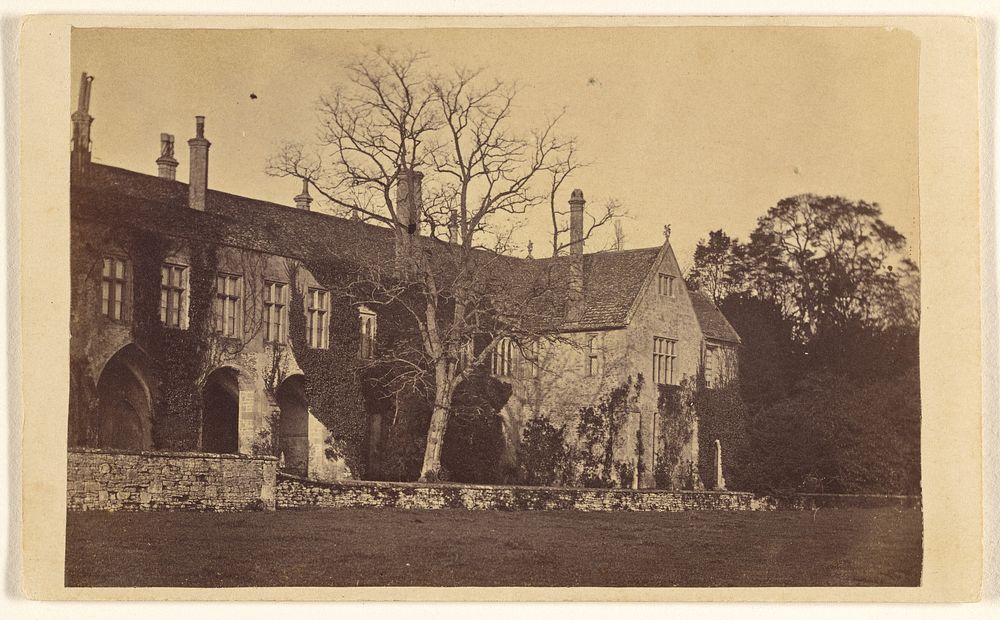 Lady Talbot's Laycock Abbey. 24 Nov. Part of the Cloister & Nun's Kitchen. by James Foote