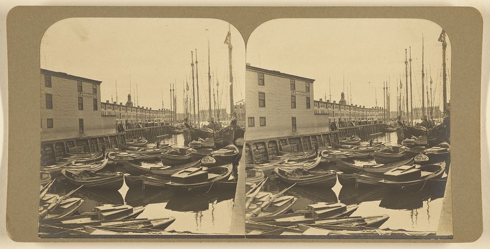 Wharf, Boston, Mass. by D J Lindsay