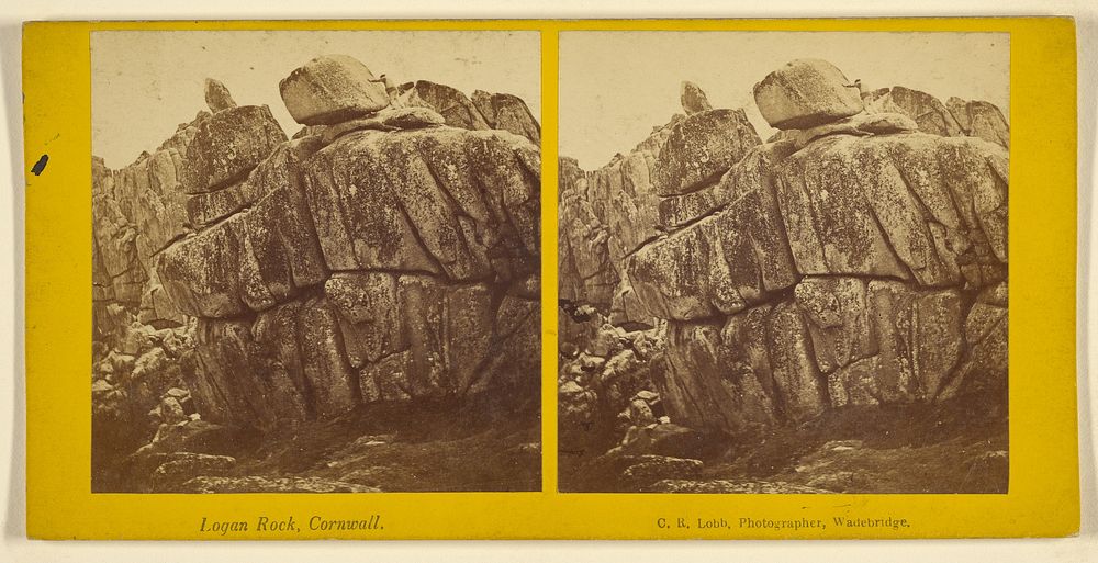 Logan Rock, Cornwall. by C R Lobb