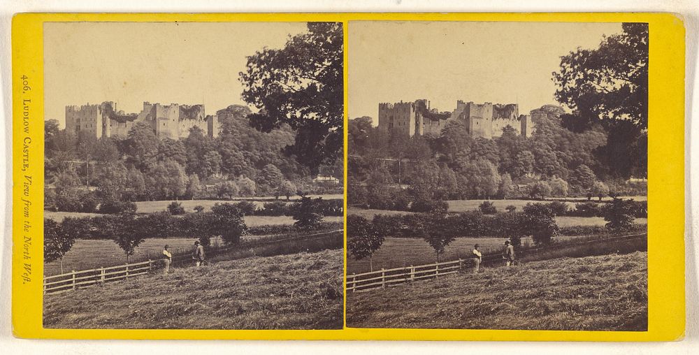 Ludlow Castle, View from the North West.