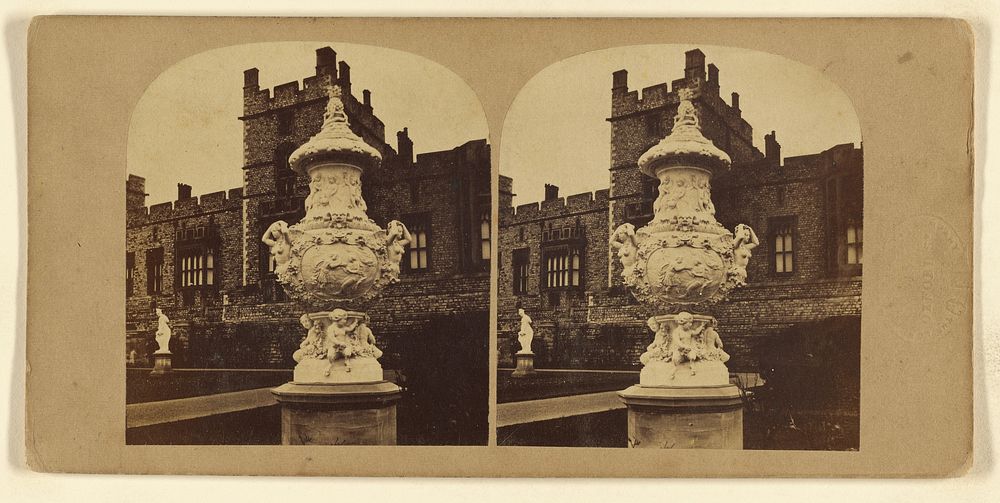 Marble Vase in the private grounds, Windsor Castle by London Stereoscopic and Photographic Company