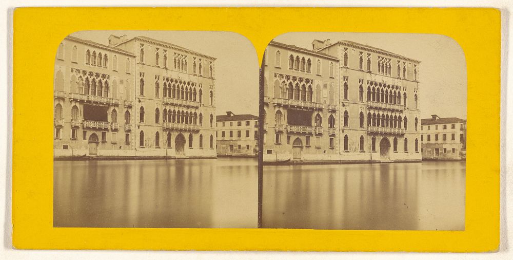 Venise (Italie) Palais Foscari, sur le Grand Canal.
