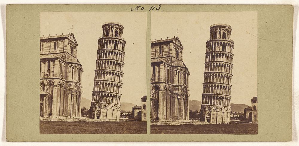La tour penchee a Pisa