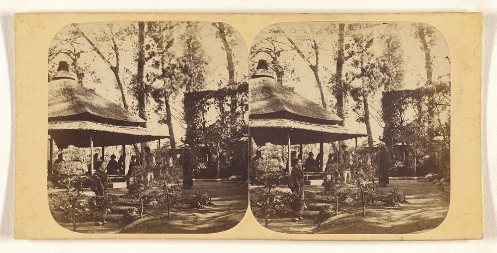 Odji. Public Gardens and Restaurant, at Odji, The Emperor's Sporting Quarters. by Pierre Joseph Rossier and Negretti and…