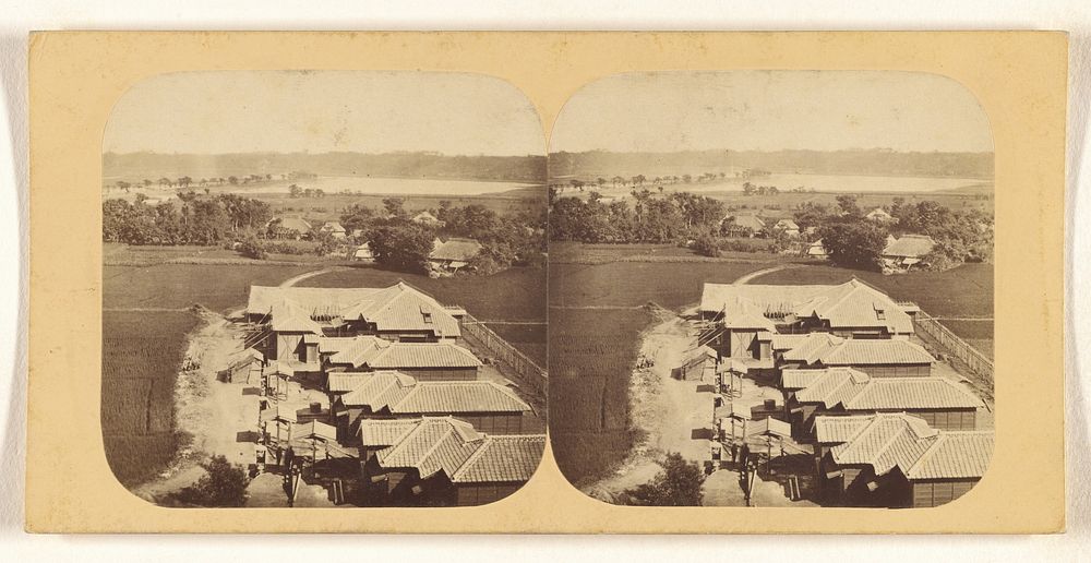 Yakuama. View in the vicinity of Yakuama. by Pierre Joseph Rossier and Negretti and Zambra