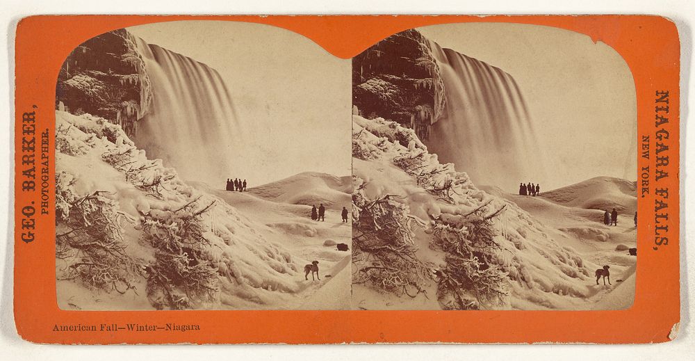 American Fall - Winter - Niagara by George Barker