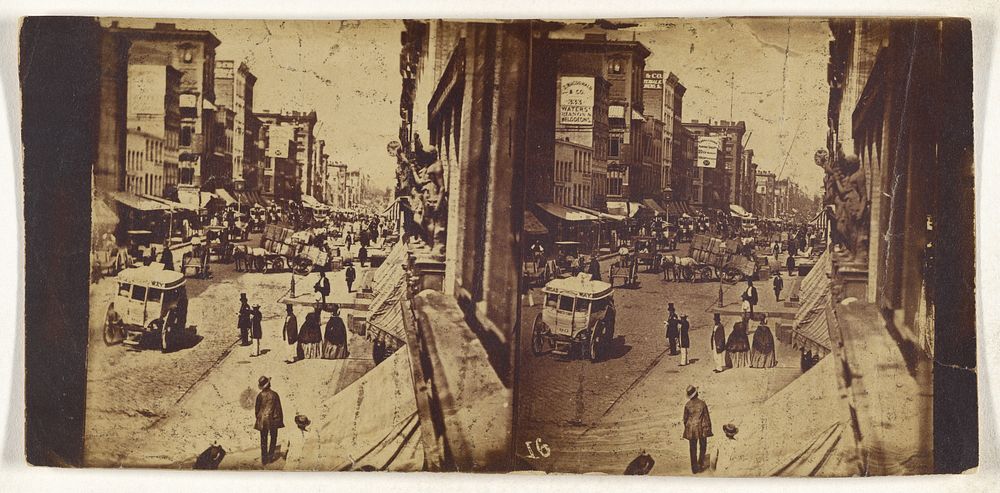 Broadway. New York City. 1850